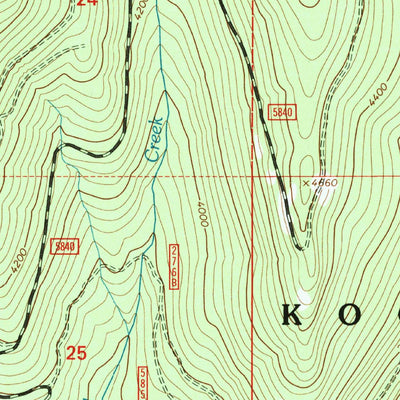 United States Geological Survey Bonnet Top, MT (1997, 24000-Scale) digital map