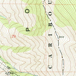 United States Geological Survey Bonneville Peak, ID (1968, 24000-Scale) digital map