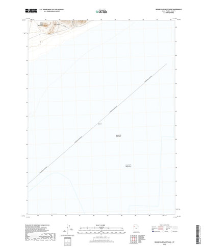 United States Geological Survey Bonneville Racetrack, UT (2020, 24000-Scale) digital map