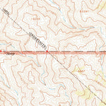 United States Geological Survey Bonnie Claire SW, NV-CA (1968, 24000-Scale) digital map