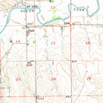 United States Geological Survey Bonny Reservoir, CO-KS (1950, 62500-Scale) digital map