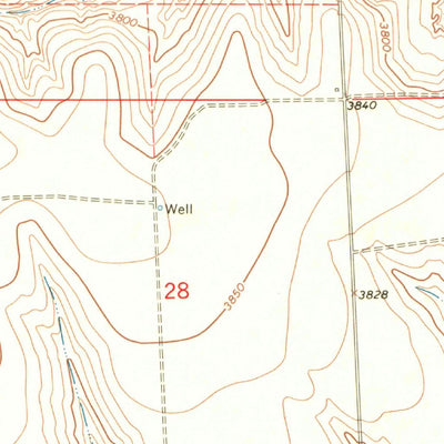 United States Geological Survey Bonny Reservoir North, CO (1968, 24000-Scale) digital map