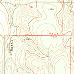 United States Geological Survey Bonny Reservoir SE, CO-KS (1971, 24000-Scale) digital map