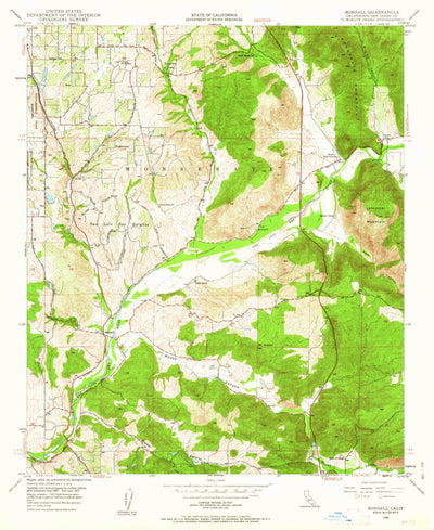 United States Geological Survey Bonsall, CA (1948, 24000-Scale) digital map