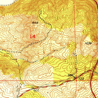 United States Geological Survey Bonsall, CA (1949, 24000-Scale) digital map