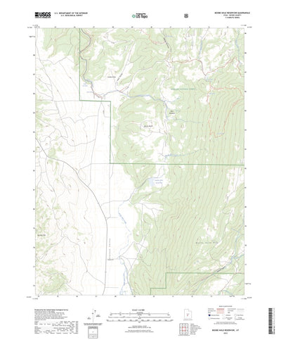 United States Geological Survey Boobe Hole Reservoir, UT (2023, 24000-Scale) digital map