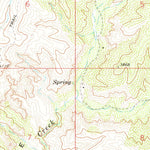 United States Geological Survey Booger Canyon, AZ (1972, 24000-Scale) digital map