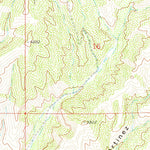 United States Geological Survey Booger Canyon, AZ (1972, 24000-Scale) digital map