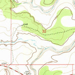 United States Geological Survey Bookout Ranch, NM (1972, 24000-Scale) digital map