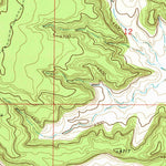 United States Geological Survey Bookout Ranch, NM (1972, 24000-Scale) digital map