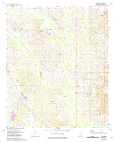 United States Geological Survey Boon, MS (1973, 24000-Scale) digital map