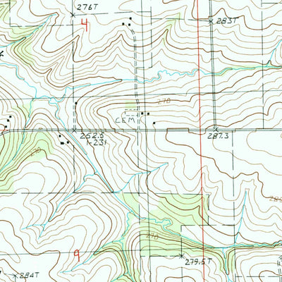 United States Geological Survey Boone Branch, IL (1985, 24000-Scale) digital map