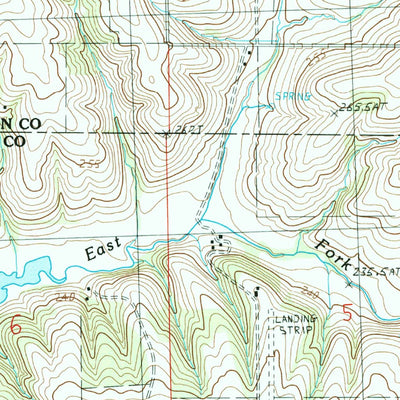 United States Geological Survey Boone Branch, IL (1985, 24000-Scale) digital map