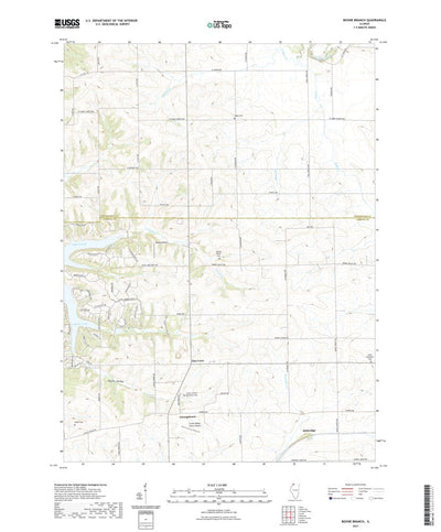 United States Geological Survey Boone Branch, IL (2021, 24000-Scale) digital map