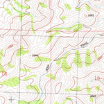 United States Geological Survey Boone Canyon, NV (1982, 24000-Scale) digital map