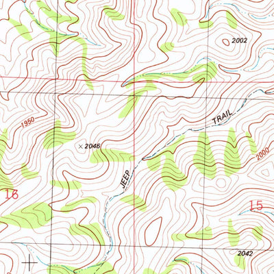 United States Geological Survey Boone Canyon, NV (1982, 24000-Scale) digital map