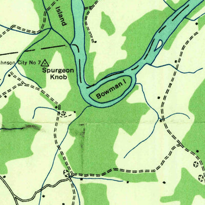 United States Geological Survey Boone Dam, TN (1935, 24000-Scale) digital map