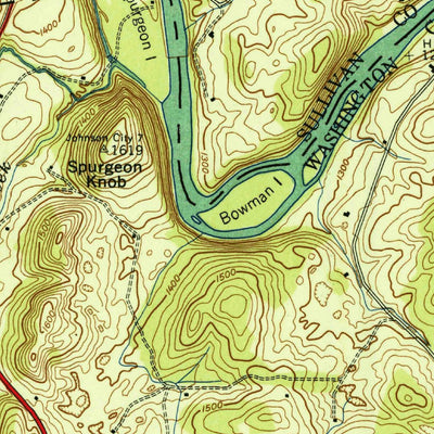 United States Geological Survey Boone Dam, TN (1940, 24000-Scale) digital map