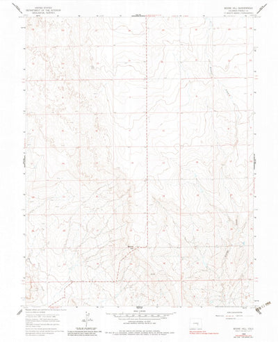 United States Geological Survey Boone Hill, CO (1960, 24000-Scale) digital map