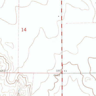 United States Geological Survey Boone Hill, CO (1960, 24000-Scale) digital map