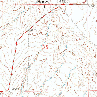 United States Geological Survey Boone Hill, CO (1960, 24000-Scale) digital map