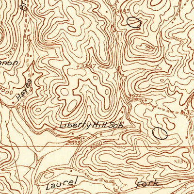 United States Geological Survey Boone, NC (1934, 24000-Scale) digital map