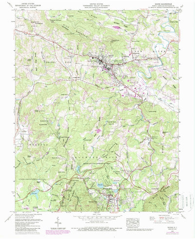United States Geological Survey Boone, NC (1959, 24000-Scale) digital map