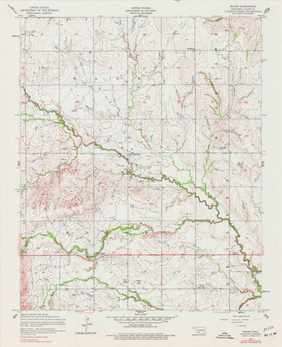 United States Geological Survey Boone, OK (1956, 24000-Scale) digital map