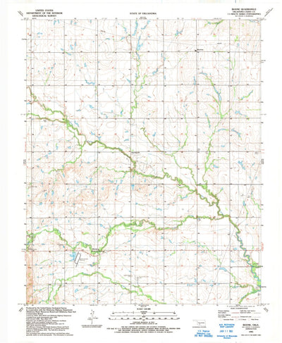 United States Geological Survey Boone, OK (1991, 24000-Scale) digital map