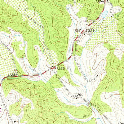 United States Geological Survey Boones Mill, VA (1963, 24000-Scale) digital map