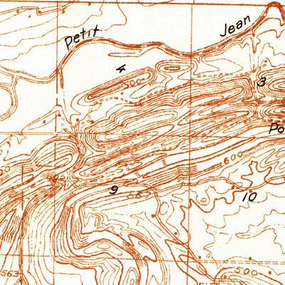 United States Geological Survey Booneville, AR (1934, 48000-Scale) digital map