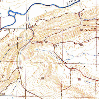 United States Geological Survey Booneville, AR (1934, 62500-Scale) digital map