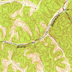 United States Geological Survey Booneville, KY (1953, 24000-Scale) digital map