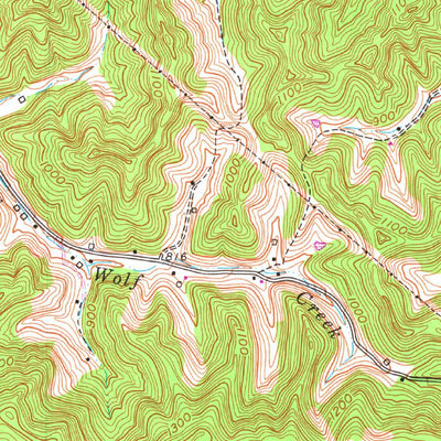 United States Geological Survey Booneville, KY (1961, 24000-Scale) digital map