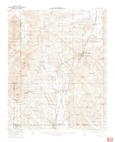 United States Geological Survey Booneville, MS (1921, 62500-Scale) digital map