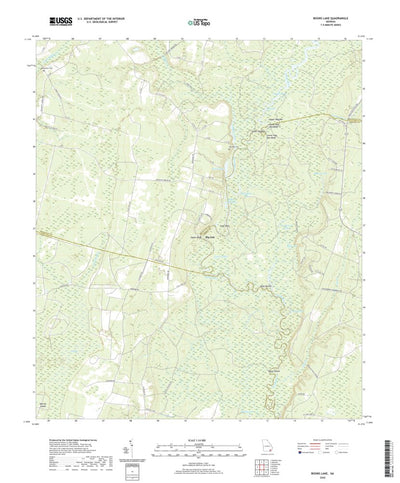 United States Geological Survey Boons Lake, GA (2020, 24000-Scale) digital map