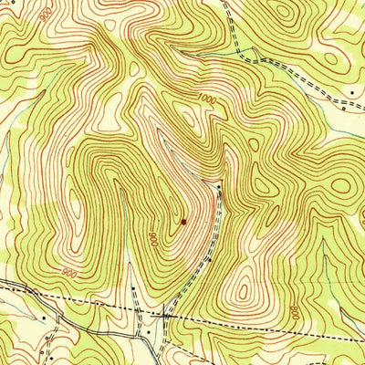 United States Geological Survey Boonshill, TN (1951, 24000-Scale) digital map
