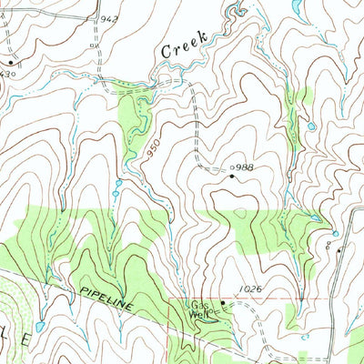 United States Geological Survey Boonsville, TX (1960, 24000-Scale) digital map