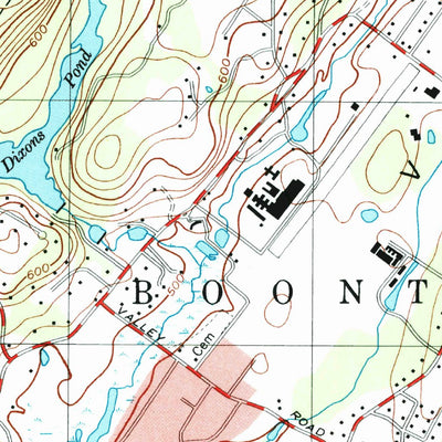 United States Geological Survey Boonton, NJ (1995, 24000-Scale) digital map