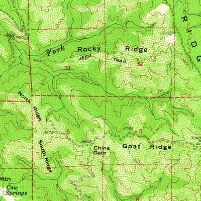 United States Geological Survey Boonville, CA (1959, 62500-Scale) digital map