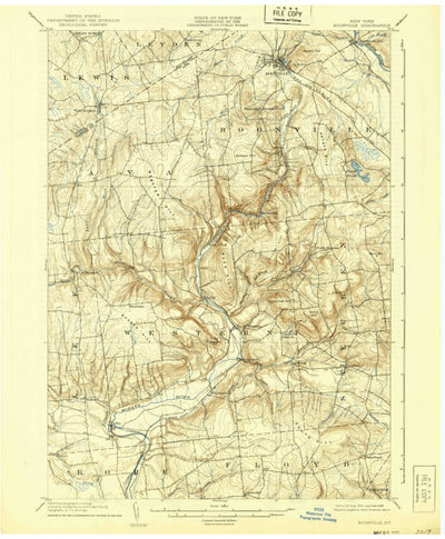 United States Geological Survey Boonville, NY (1904, 62500-Scale) digital map
