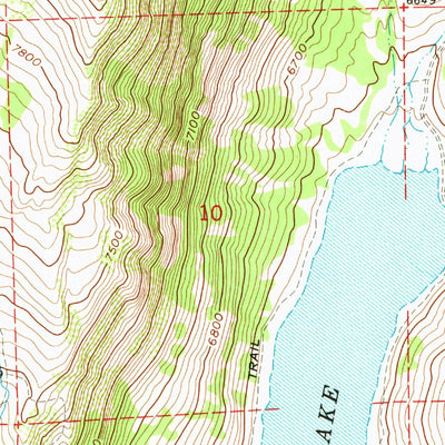 United States Geological Survey Boot Lake, CA (1962, 24000-Scale) digital map