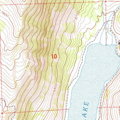 United States Geological Survey Boot Lake, CA (1993, 24000-Scale) digital map