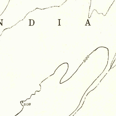 United States Geological Survey Boot Mesa, AZ-UT (1952, 24000-Scale) digital map