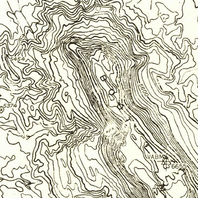 United States Geological Survey Boot Mesa, AZ-UT (1952, 24000-Scale) digital map