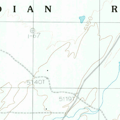 United States Geological Survey Boot Mesa, AZ-UT (1988, 24000-Scale) digital map