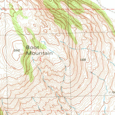 United States Geological Survey Boot Mountain, WA (1980, 24000-Scale) digital map