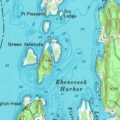 United States Geological Survey Boothbay Harbor, ME (1970, 24000-Scale) digital map