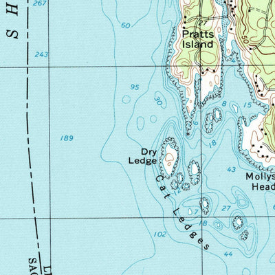 United States Geological Survey Boothbay Harbor, ME (1997, 24000-Scale) digital map