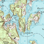 United States Geological Survey Boothbay Harbor, ME (1997, 24000-Scale) digital map